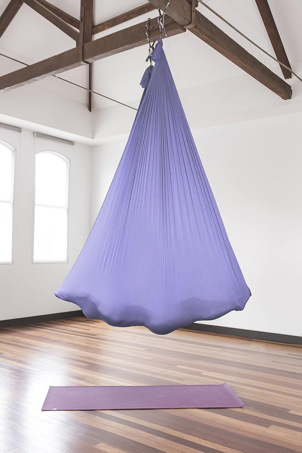 Pinc Active Silk Aerial Yoga Swing & Hammock Kit for Improved Yoga Inversions, Flexibility & Core Strength