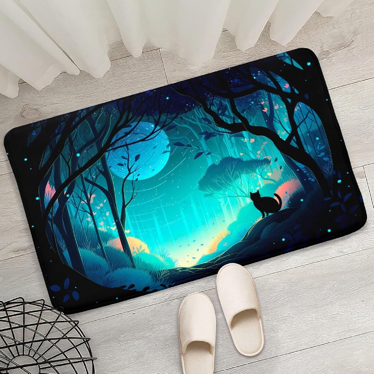 Black Girl Area Rug for Bedroom African American Rugs for Room Princess Carpet Kids Rugs for Bedroom African Girls Carpet for Living Room Teen Girls Yoga Mats, Pink, 4'×5'