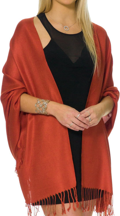 Pashmina Shawls and Wraps for Evening Dresses, Large Soft Pashminas Wedding Shawl