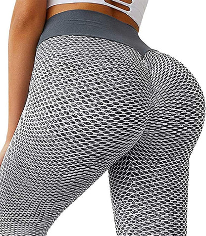 JGS1996 Butt Lifting Leggings for Women Tummy Control Workout Yoga Pants High Waisted Scrunch Booty Gym Tights