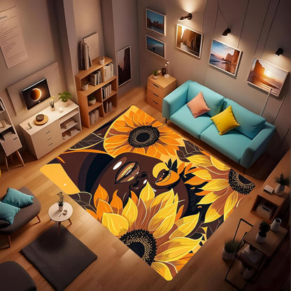 Butterfly Carpet Area Rug - Lovely Butterflies Printed Carpets for Kids Butterfly Theme Living Room Indoor Bedroom Decor Soft Polyester Yoga Mat 2'x3'