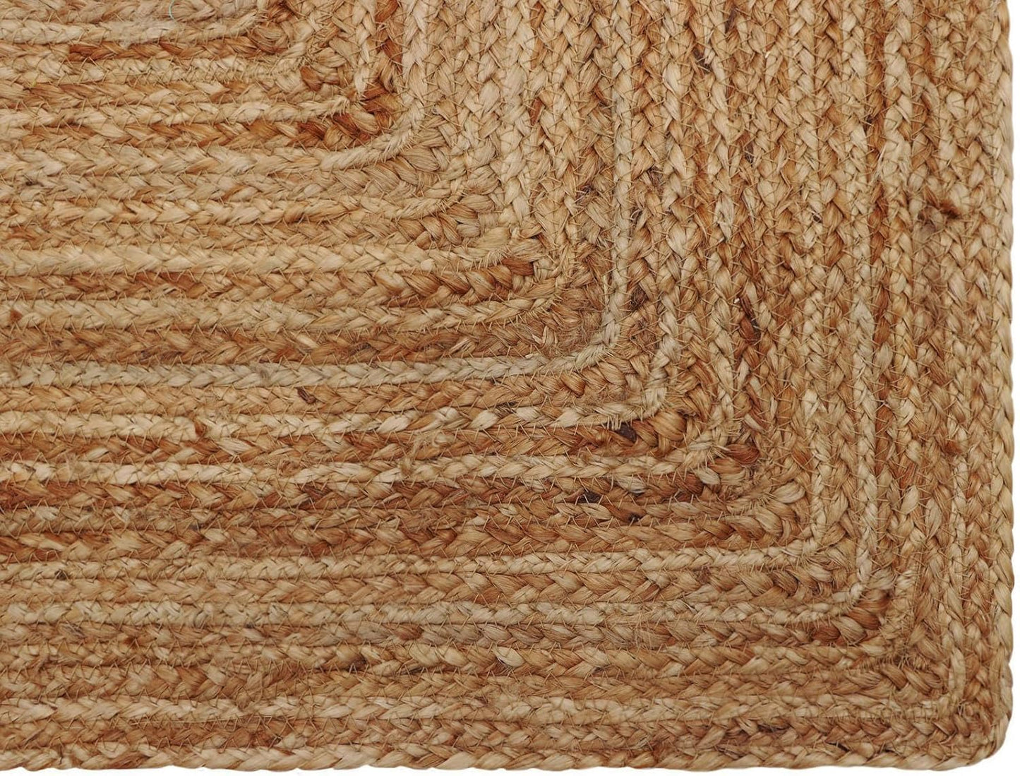 COTTON CRAFT Jute Rug - 2 Pack Braided 100% Jute Door Mat - Woven Neutral Reversible Small Rug - Entryway Kitchen Living Room Bedroom Bathroom Farmhouse Rustic Boho Throw Mat - 22 x 34 - Natural