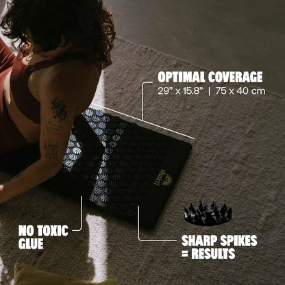 ShaktiMat Acupressure Mat for Relaxation, Massage Muscles, Aid Sleep & Unlock Inner Tension, Similar to Acupuncture, No Needles Required