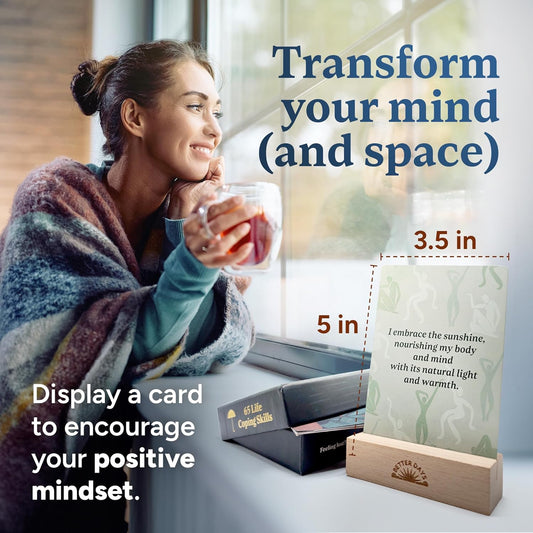Better Days 60 Somatic Therapy Exercise Cards for Nervous System Regulation – Soothe Stress and Reconnect with Your Body – 3.5” x 5” Cards – Breathwork, Mindfulness, and Gentle Movement Techniques