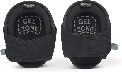 McGuire-Nicholas Gel Lite Pro Flooring Knee Pads for Men and Women, Soft Gel Adjustable Knee Pads for Gardening, Flooring, and Work, Navy/Black | 22382