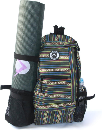 AURORAE Yoga Mat/Gym/Picklleball Cross-body Travel Sling Back Pack. Mat sold separately.