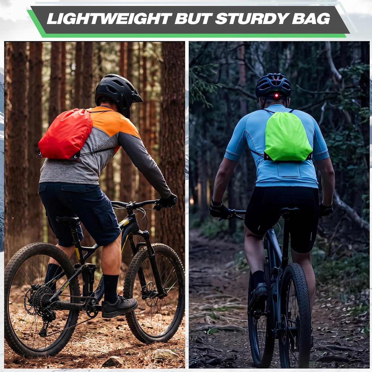 Shappy Drawstring Backpack Bulk Sports Gym Cinch Bag Polyester String Bag for Men Women(10 Colors,100 Pcs)