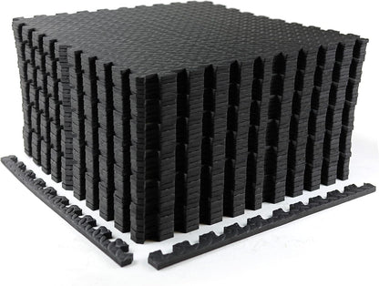 CAP Puzzle Exercise Mats | 1/2” Thick EVA Interlocking Foam Tiles for Home Gym Flooring | Multiple Options