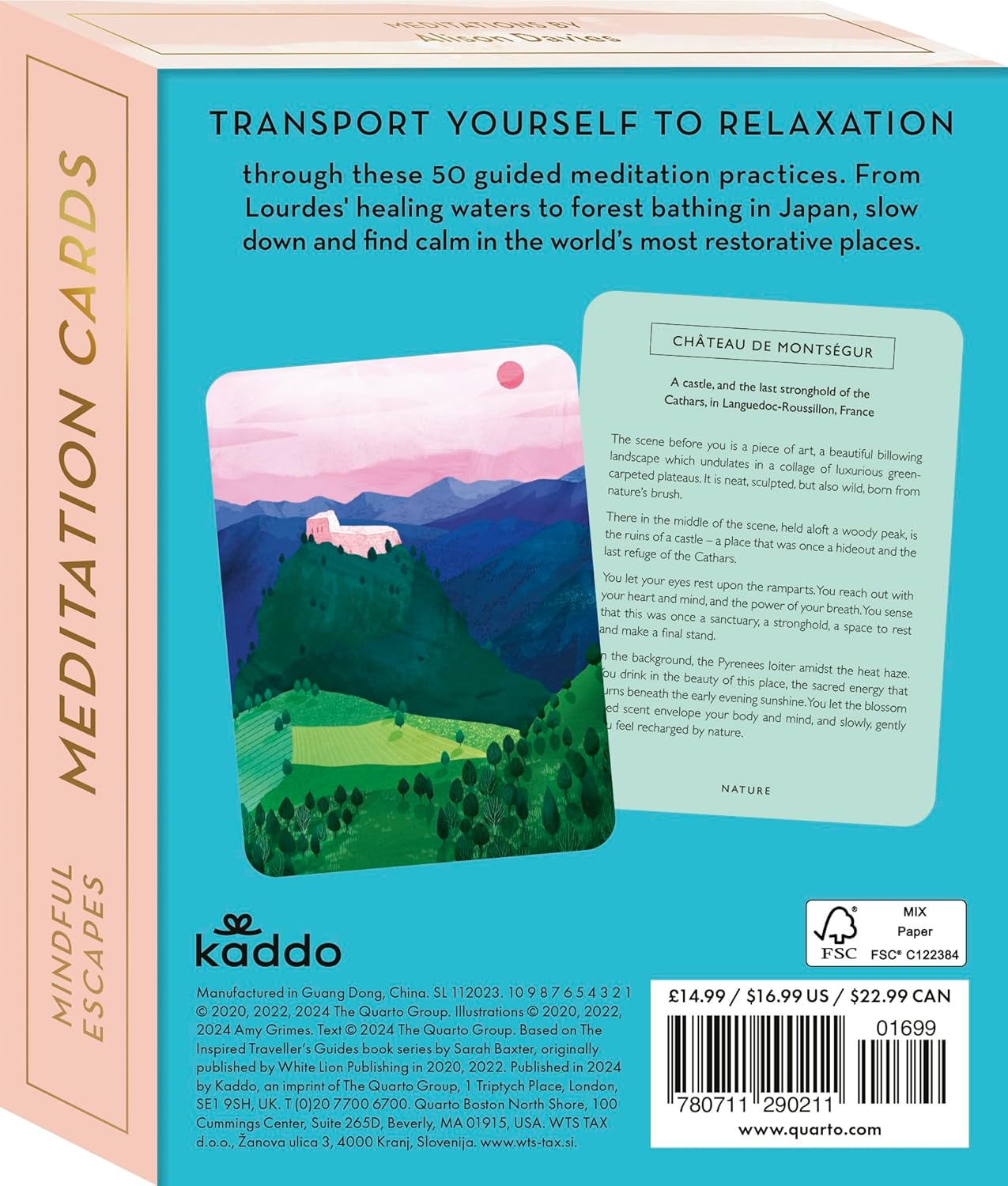 Mindful Escapes Meditation Cards: Discover inner calm wherever you are - 55 cards (Inspired Traveller's Guides)