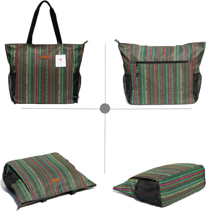 ESVAN Yoga Mat Bag Yoga Tote Carrier Shoulder Bag Carryall Tote for Office,Yoga,Pilates,Travel,Beach and Gym