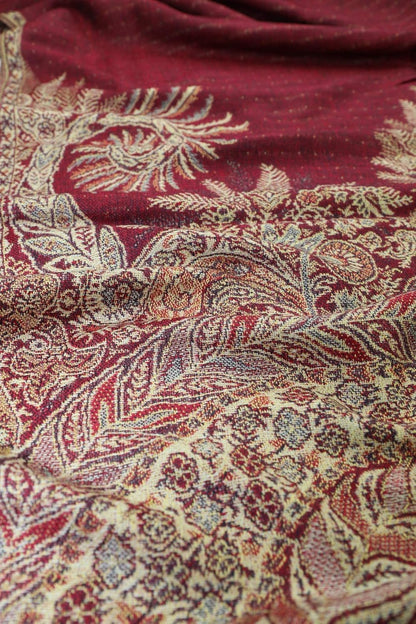Achillea Reversible Paisley Pashmina Rave Scarf – Exotic Indian Shawls and Wraps for Evening Dresses, Festivals, All Seasons - Colors B