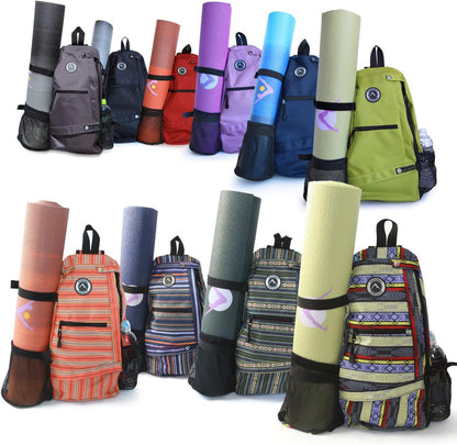 AURORAE Yoga Mat/Gym/Picklleball Cross-body Travel Sling Back Pack. Mat sold separately.