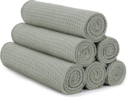 S&T INC. Microfiber Gym Towels, Yoga Towel for Home and Gym Bag, 16 Inch x 27 Inch, 6 Pack