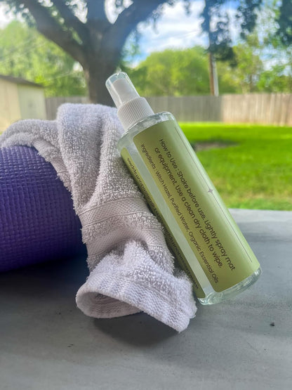Generic All-Natural Yoga Mat Cleanser, 8oz Spray Bottle