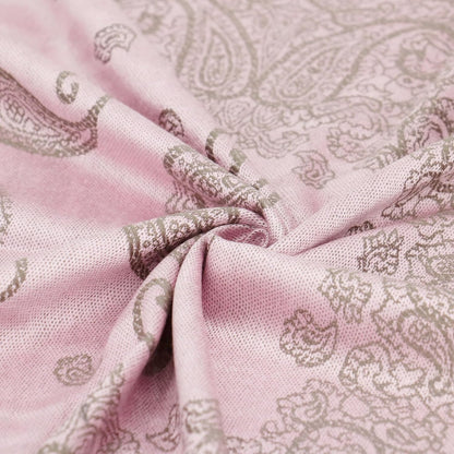 Ciormis Two Tone Silky Paisley Pashmina Shawl Scarf,Soft Women's Rave Jacquard Pashminas Wrap Scarves