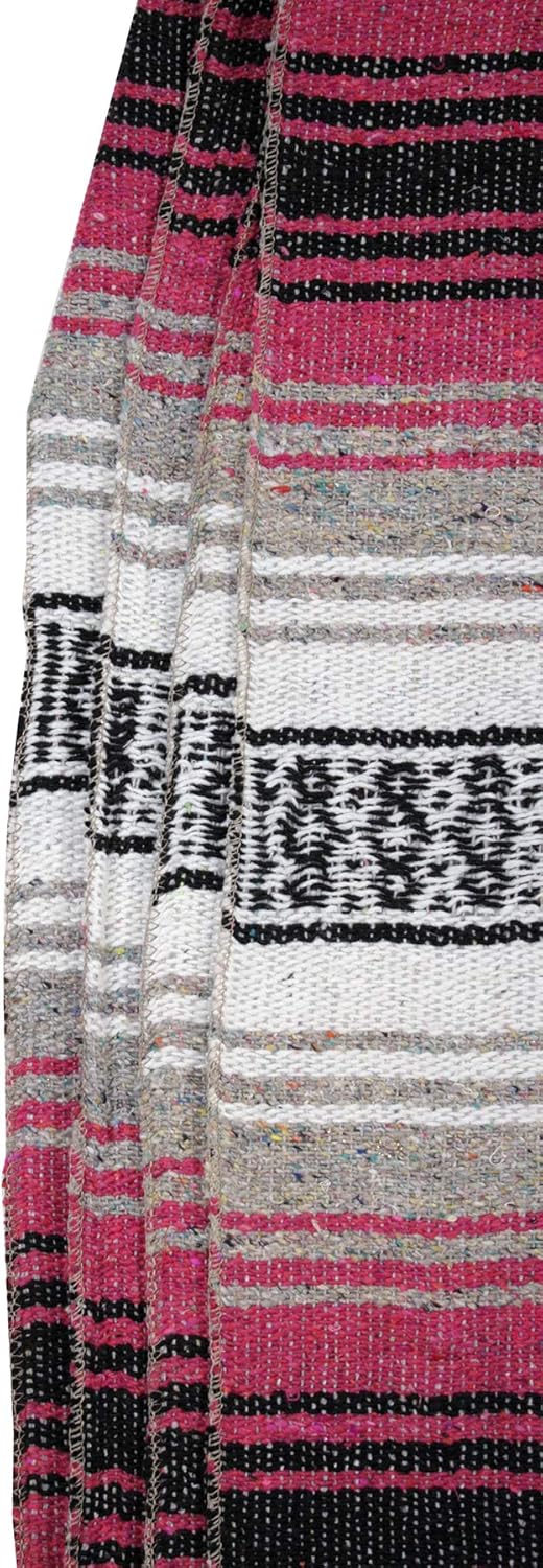 Canyon Creek Authentic Mexican Yoga Falsa Blanket (Light Purple)