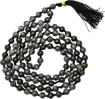Amazing Gemstone 108 Beads Handmade Mala (Knotted, Rudraksha) - Colors A