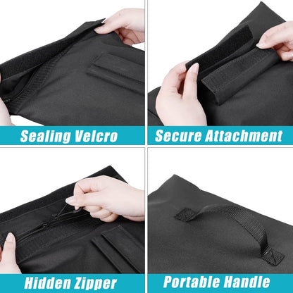 VISEMAN 4PCS Sports Net Sandbags, Weighted Anchor Bags for Baseball & Golf Nets,Soccer Goals, Hockey Nets