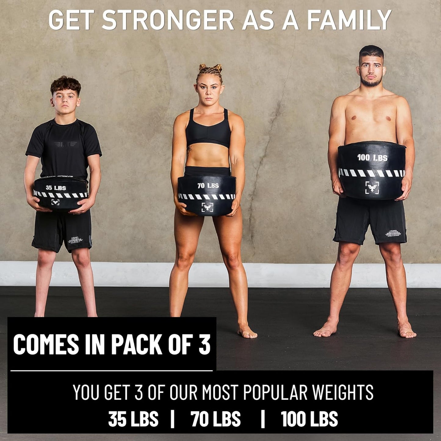 Elite Heavy-Duty Strongman Workout Sandbag – Unfilled Fitness Sand Bag for Weight Training, Full-Body Workout, Cross Training, Powerlifting, Combat & Military Use – Durable for Commercial and Home Gym