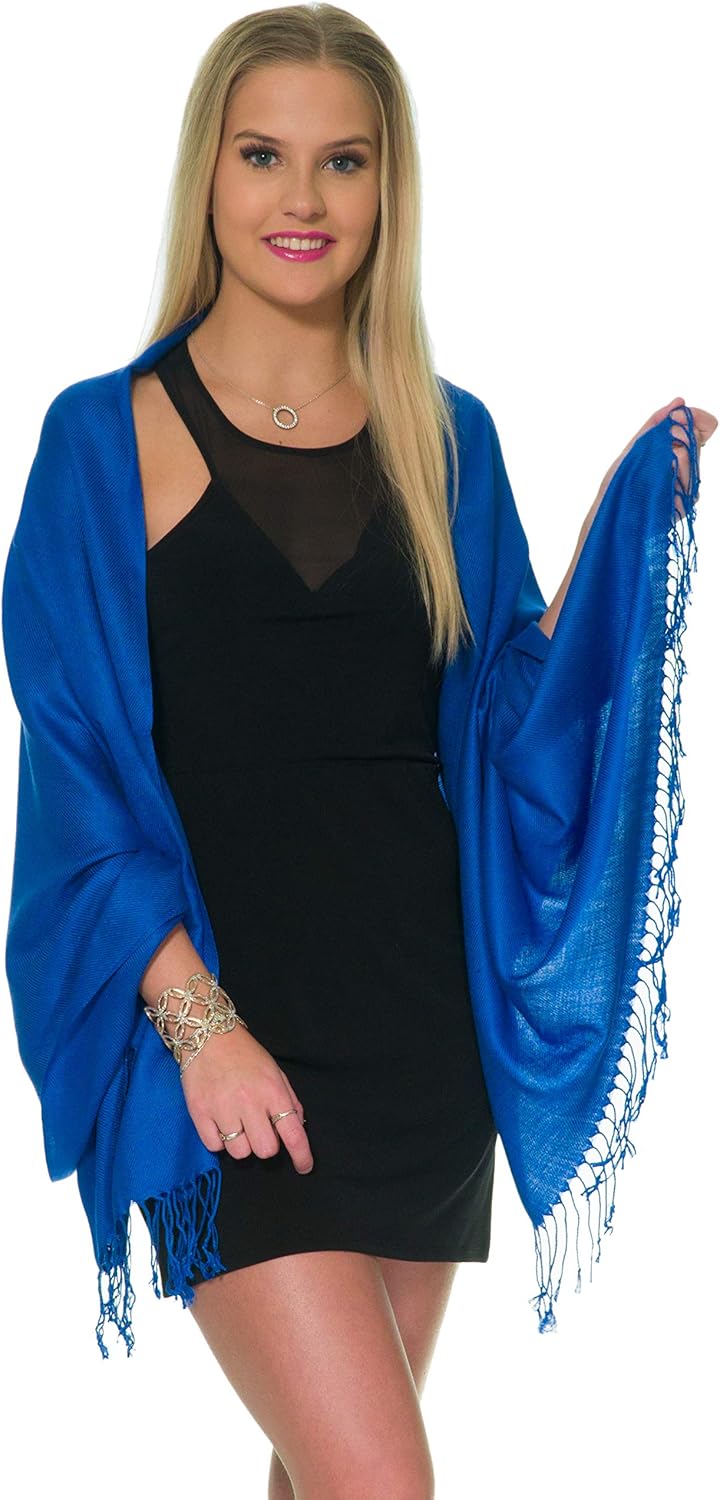 Pashmina Shawls and Wraps for Evening Dresses, Large Soft Pashminas Wedding Shawl