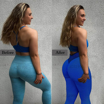 JGS1996 Butt Lifting Leggings for Women Tummy Control Workout Yoga Pants High Waisted Scrunch Booty Gym Tights