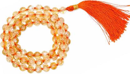 Amazing Gemstone 108 Beads Handmade Mala (Knotted, Rudraksha) - Colors B