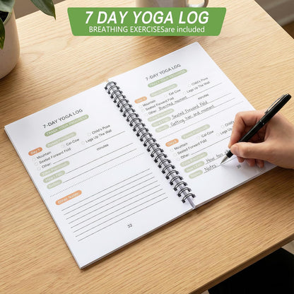 Chair Yoga for Seniors Over 60 Book & Chart – 30-Day Challenge, Gentle Seated Yoga Guide, Chair Yoga for Weight Loss & Flexibility, Senior Chair Exercises for Women & Men，Top Choice for Family Gifts (Purple)