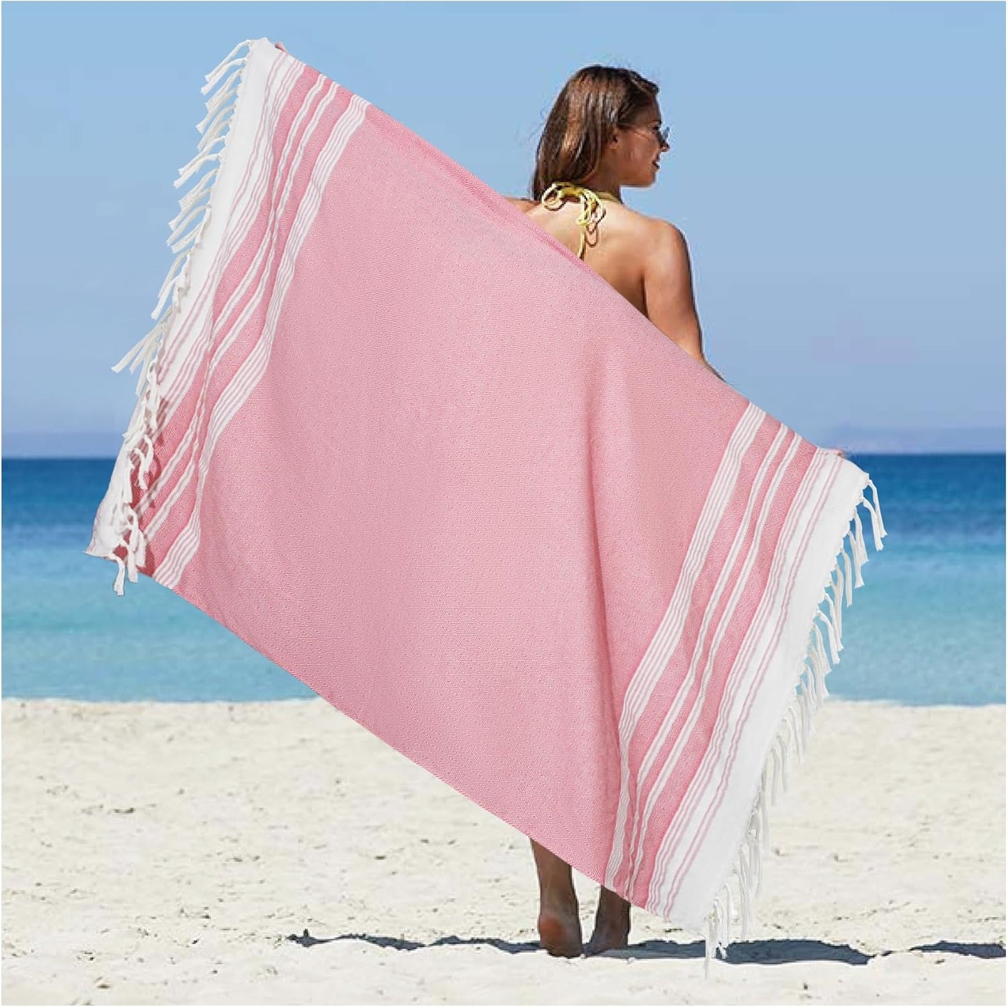 Genovega Extra Large Yoga Blanket Throw Blanket Car Camping Gear Meditation Supplies Mat Cover Falsa Equipment Workout Accessories Gym Essential Excise Stuff Women Birthday Boss Who Have Everything