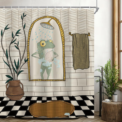 Funny Cute Yoga Sloth Shower Curtain Sets for Bathroom 60Wx72H Fun Animal Inspirational Quotes Shower Curtain Rustic Motivational Bathtub Curtain Wooden Farmhouse Bathroom Decor with 12 Hooks