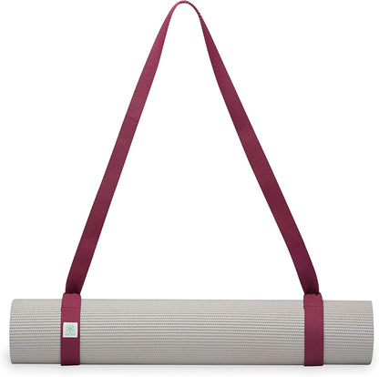 Gaiam Easy-Cinch Yoga Mat Sling - Durable Carrying Strap for Yoga Mat with Metal D-Rings for Secure Fit (No Mat Included)