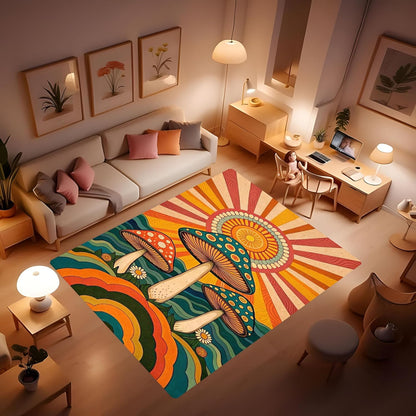 Butterfly Carpet Area Rug - Lovely Butterflies Printed Carpets for Kids Butterfly Theme Living Room Indoor Bedroom Decor Soft Polyester Yoga Mat 2'x3'