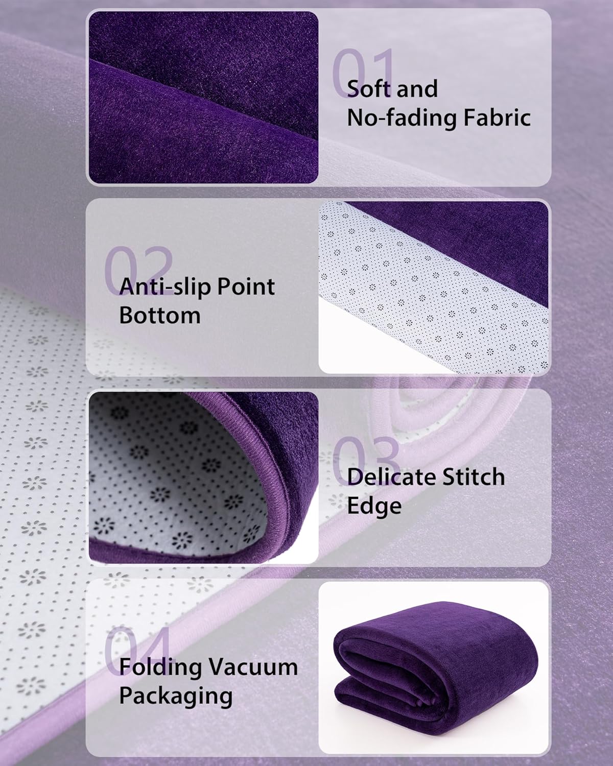 Andecor Shag Living Room Area Rug, 6x9 Cream White Washable Fuzzy Bedroom Rugs, Soft Fluffy Indoor Carpets for Dorm Boys Girls Kids Room Nursery Home Decorations