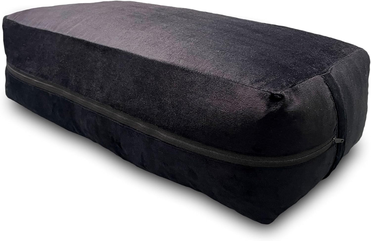 Yoga Firm Large Yoga Bolster Pillow Cushion 24" x 12" x 6" for Restorative Yoga, Rectangular Cotton and Removable Cover