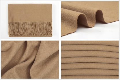 RIIQIICHY Winter Scarfs for Women Pashmina Shawls Wraps for Evening Dresses Large Warm Soft Scarves