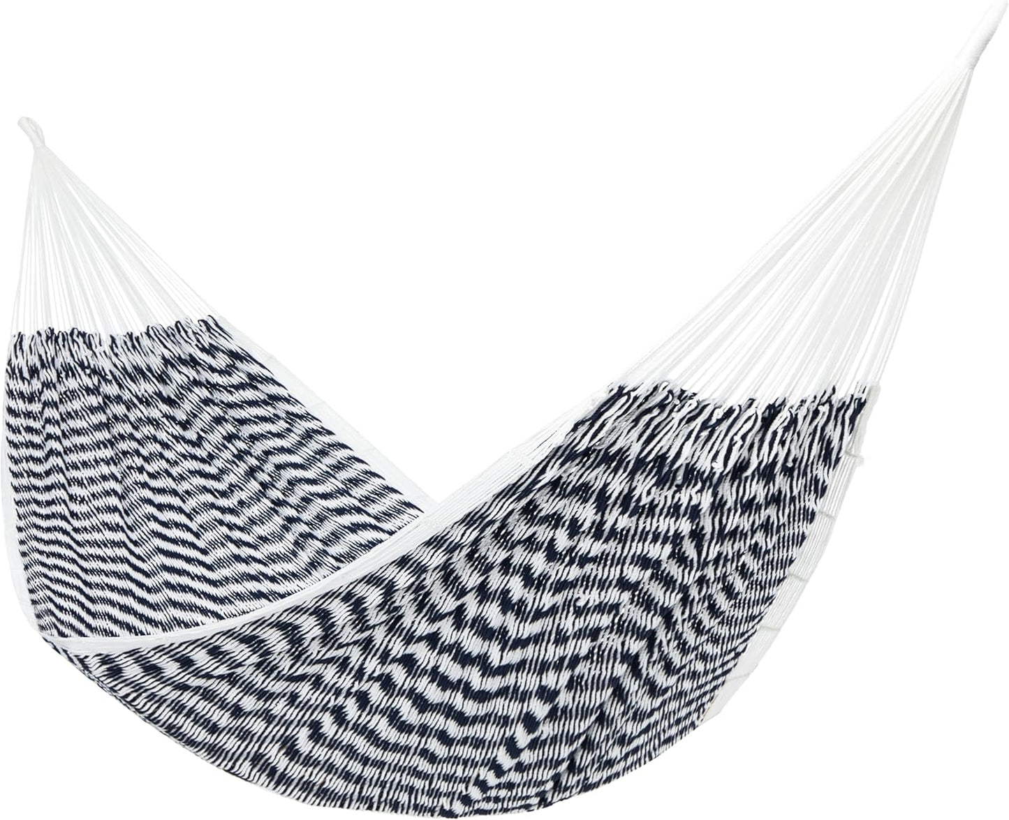 PNAEUT Handwoven Mayan Hammocks, Double Rope Hammock for Outdoor Outside & Indoor, Thick Soft 600 lbs Capacity Heavy-Duty, Includes Tree Straps, Carabiners & Carrying Bag (Nature, X-Large)