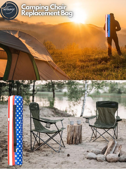 Replacement Bag for Folding Camping Chair, Portable Camp Chair, Hammock, Yoga Mat, Umbrella, Tents, Tripods, Fishing Poles - 420D Oxford Polyester Fabric