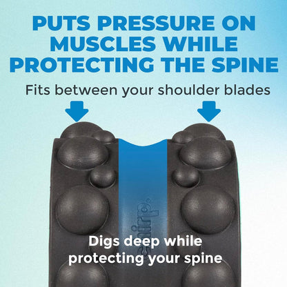 Chirp Wheel XR Knot Kneader - Firm Massage Roller, Shiatsu Thumb Massage, Muscle Release Tool for Knots &Tension Relief | High Density Foam for Physical Therapy & Relaxation, 500lbs Capacity, 6" Mint