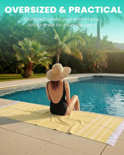Turkish Beach Towels Vacation Essentials Yoga Blanket Pool Workout Towel Oversized Sand Free Quick Dry Lightweight Meditation Supplies Mat Cover Surf Boat River Float Accessories Gym Excise Stuff