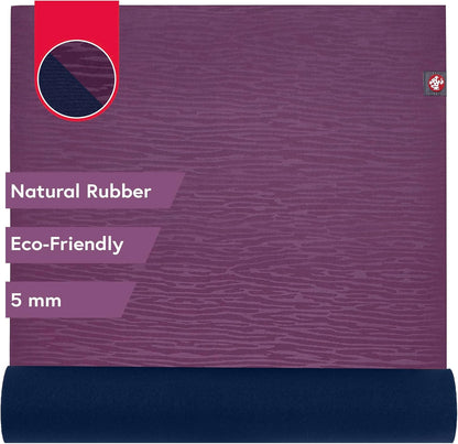 Manduka eKO Yoga Mat - Natural Rubber | Eco-Friendly | Soft Textured Surface| Natural Next-to-Skin Feel