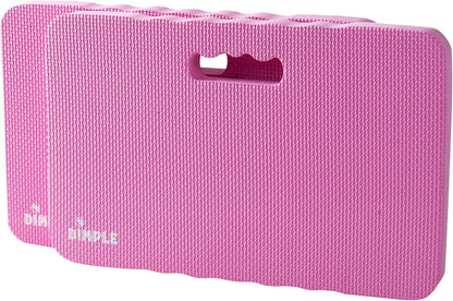 Dimple Thick Kneeling Pad | Garden Pad for Gardening | Kneeling Pad for Work | Garden & Bathtub Kneeler for Baby Bath | Kneeling Mat for Exercise & Yoga (XL) 17.8 x 11, Thickest 1-½"(2 Pack, Blue)