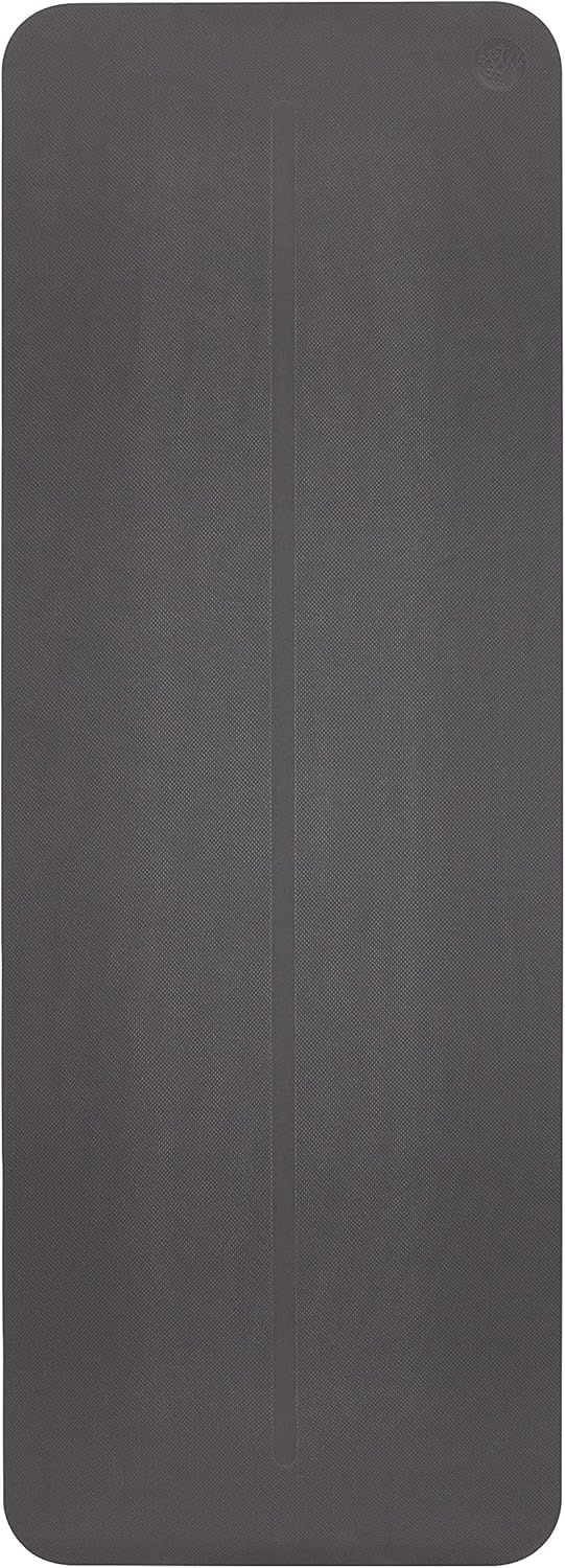 Manduka Begin Yoga Mat 68" - 5mm Cushioning | Comfortable, Lightweight & Reversible with Alignment Stripe | Budget-Friendly | 68 x 24 inches