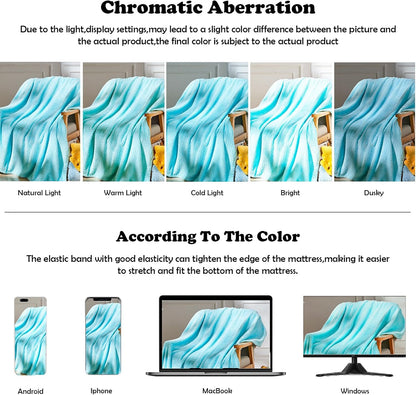 NEWCOSPLAY Super Soft Throw Blanket Light Purple Premium Silky Flannel Fleece Leaves Pattern Lightweight Bed Blanket All Season Use (Light Purple, Throw(50"x60")) - Colors A