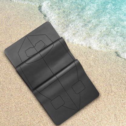 JellyArch Surf Mat for Pop-up Practice Surfing Balance Training 72" x 27" Extra Large Multi-purpose Foldable Rubber Yoga Mat Non Slip with Bag for Women Men Surfing Gifts Pilates Fitness