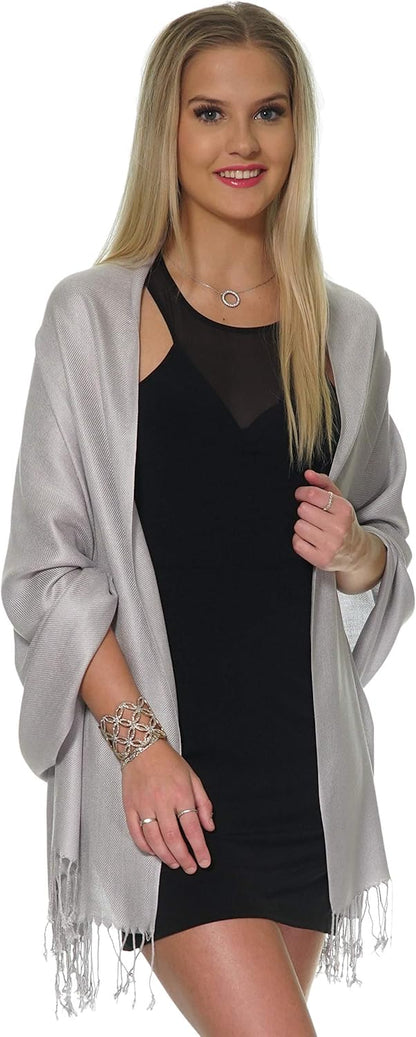 Pashmina Shawls and Wraps for Evening Dresses, Large Soft Pashminas Wedding Shawl