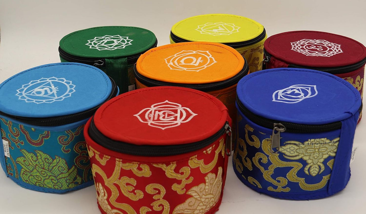 Seven Chakra Tibetan singing bowls set, choose your favorite chakra bowl, improve your chakra meditation practice (The Heart Chakra)