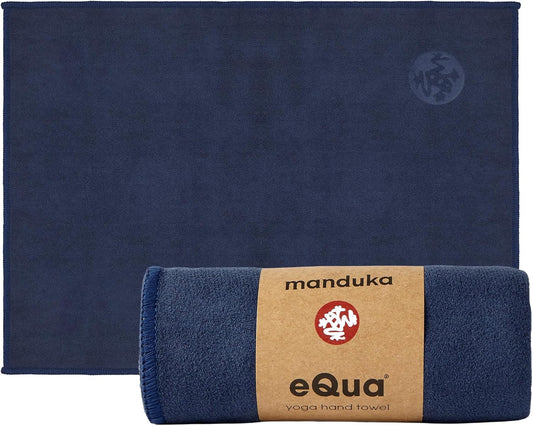 Manduka eQua Hot Yoga Mat Towel - 72" | Instant Moisture Activated Grip | Ultra Soft Microfiber | Quick Dry, Daily Use Ready | Lightweight, Travel Friendly Mat Layer