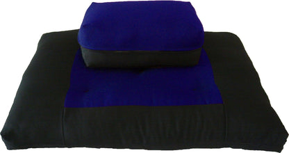 D&D Futon Furniture Zabuton Zafu Set, Yoga, Meditation Seat Cushions, Kneeling, Sitting, Supporting Exercise Pratice Zabuton & Zafu Cushions. (Burgundy)
