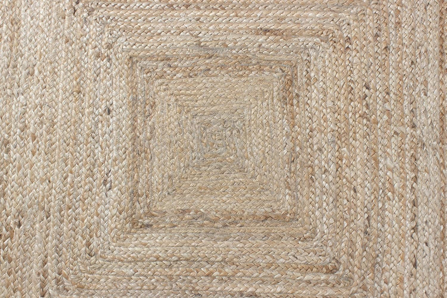 Scalloped Edge Kilim Rug 3' Square Rug Beige & Multicolor Cape Cod Design Carpet Thick 0.27 inches Hand Braided Jute Flatweave Indoor Outdoor Use Rugs for Bedroom, Kitche, Yoga Mat