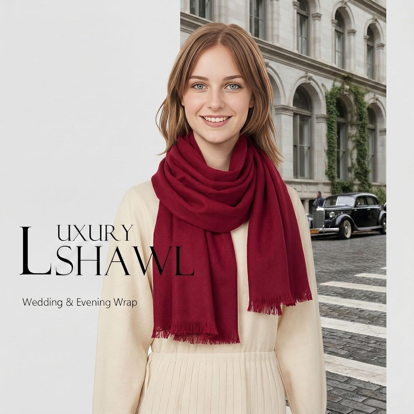 Shawl Wraps for Women Pashmina Shawls and Wraps for Evening Dresses Large Soft Scarf Winter Scarf Wedding Shawl…