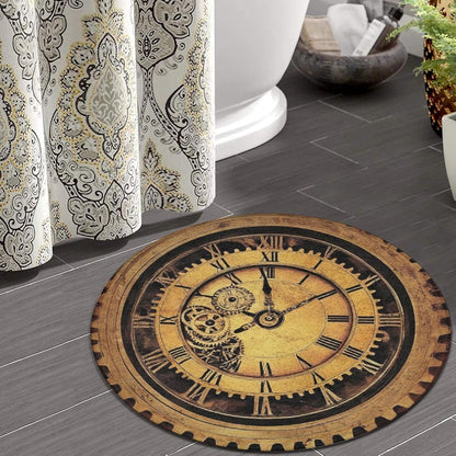 Room Sofa Yoga Soft Round Carpet, Home Decor Non Slip Kitchen Office Circle Rug, Machine Washable Modern Round Area Rug Beach Turtles, 60inch